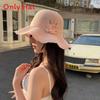 Ladies Floppy Sun Hat With Breathable Mesh And Floral Design For Spring And Summer