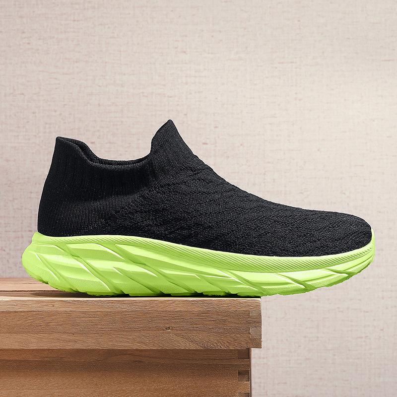 Jinjiang Plateau-Socken-Schuhe Vier Jahreszeiten atmungsaktiv und bequem Große Größen leichte lässige Sportschuhe