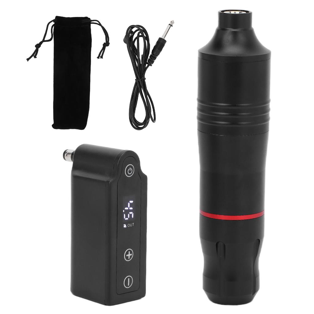Tattoo Pen Tattoo Machine Kit with Lightweight Wireless Power Supply for Tattoo Eyebrows and