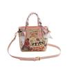 Small Bag Women's 2025 New Fashion Trend Graffiti Handbag Women's Casual Versatile Printed Shoulder Crossbody Bag