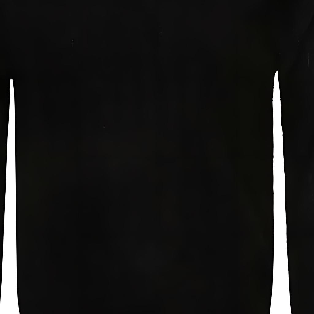 Emporio Armani Solid Color Crew Neck Ribbed Knit Sweater Men Sweater Black 3K1MX9-1MZSZ-0031