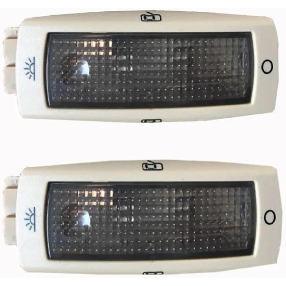 New 2 PCS Rear Reading Map Dome Light Ceiling Lamp Compatible for VW Golf 4/Jetta A4 MK4 Passat B5/Beetle/Tiguan/Skoda Fabia Seat