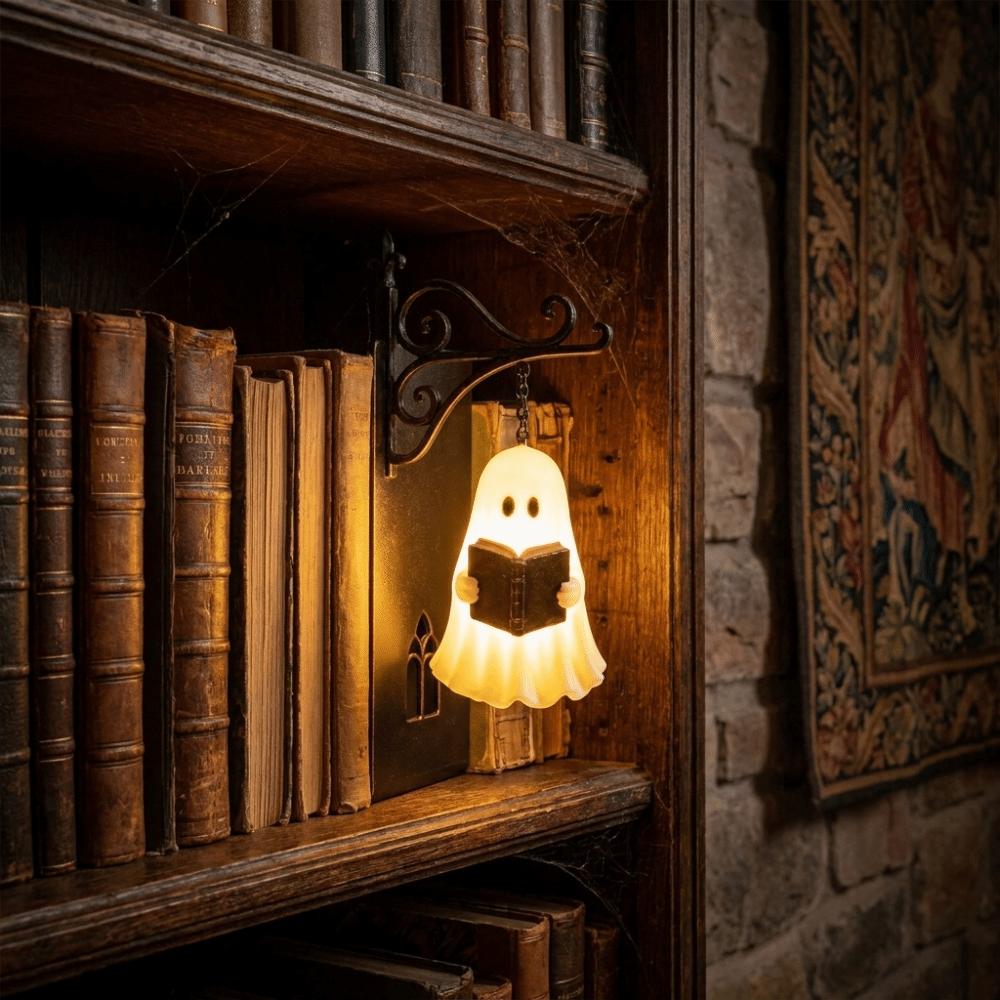 Compact Mini Size LED Bookshelf Decor Light Fine Craftsmanship Desktop Ornament Study Room