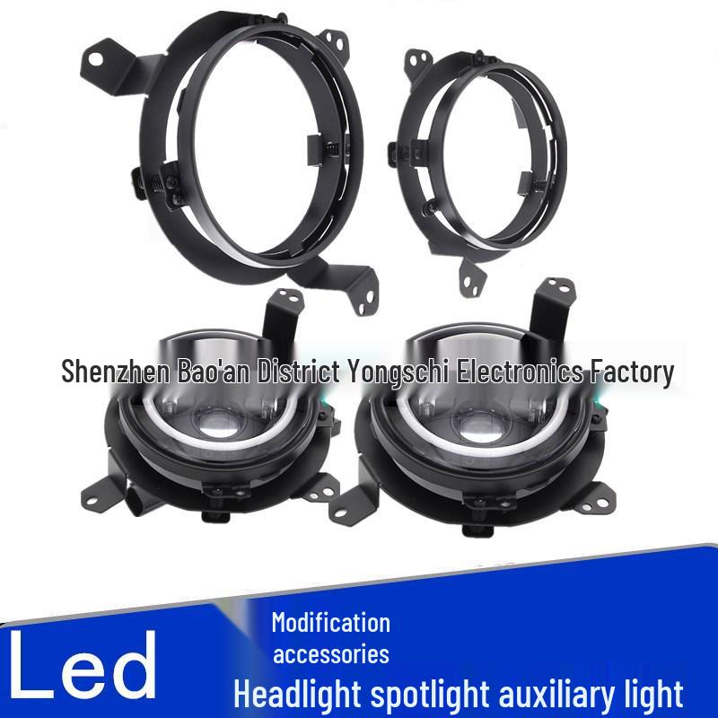 

JL Wrangler 2018 Model 7-inch Round Headlight Mounting Bracket for Off-Road Vehicles чёрный
