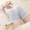 Winter Knee Protection Thickened Plush High Elasticity Leg Warm Sleeves Coral Fleece Cold-proof Soft Leg Warmer