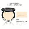 Transparent White Pressed Powder Oil Control Matte Whitening Compact Foundation Brightening Concealer Face Makeup