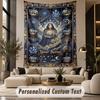 Halloween (32) Theme Custom Tapestry Personalized Custom Name Text Wall Hanging Tapestry Home Decor Background Cloth