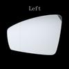 Verre de miroir d'aile d'avertissement d'angle mort chauffant automatique pour VW Tiguan 2017 2018 Tayron remplacement arrière gauche droite