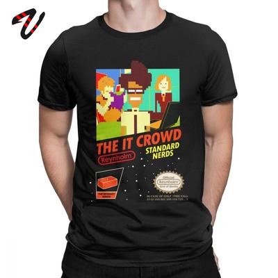 Nápad na dárek Oblečení The It Crowd Nes 8bitová hra Trička Nerdi Pánské tričko Vtipné Geek Počítačová technika TV seriál Nejlepší vintage tričko