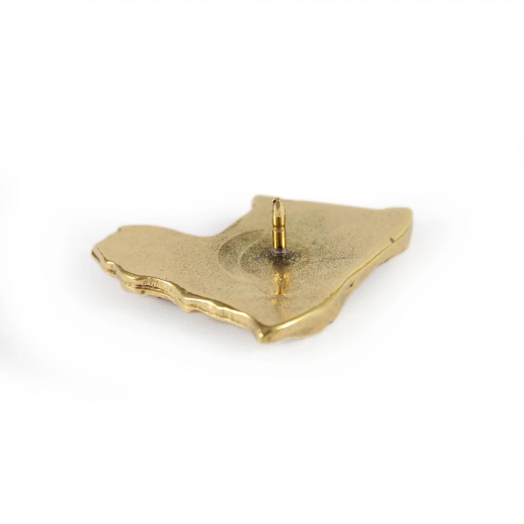 Yorkshire Terrier, Yorkie - Dog brooch in decorative box, elegant gold-plated pin, Art-Dog brand jacket pin