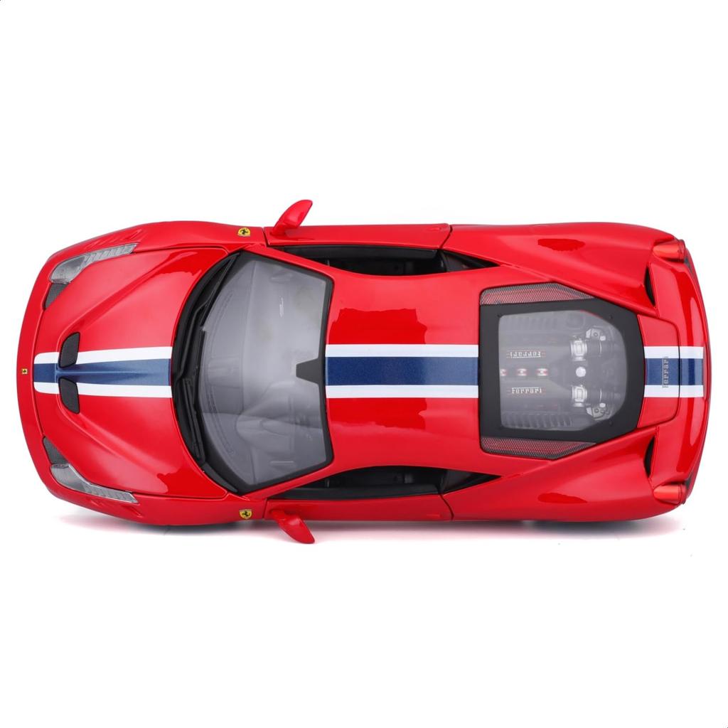 Bburago 1/18 Scale Ferrari 458 Special Red / Diecast Model Car Finished Product 18-16002