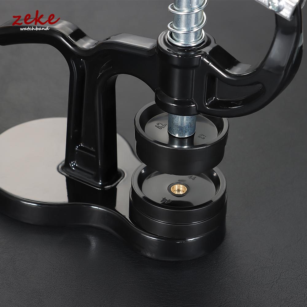 Professionelles Uhrengehäuse-Presswerkzeug zum Schließen von Uhren mit 12 Formgrößen, Gehäuseboden-Presse, Uhrenpresse, Reparaturwerkzeugsatz