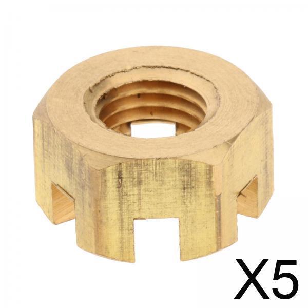 

Durable Metal Outboard Nut Castle Gold Replacement for Propeller Shaft Reliable Engine Part for Yamaha 6 to 15HP золотой