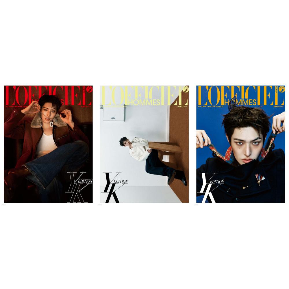 Vorbestellung L'OFFICIEL HOMME Magazin Herbst/Winter Ausgabe ATEEZ MINGI Cover