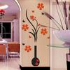 Removable 3D Vase Flower Tree Wall Stickers Home Decal DIY Living Room Decor