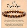 12 Constellation Natural Stone Bracelet Classic Minimalist Yoga Meditation Jewelry For Women Men Birthday Valentine's Day Gift