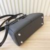 2025 New Leather Swift Leather Women's Bag Double Pocket Zipper Portable Shoulder Diagonal Span Fashion Buckle Women's Bag