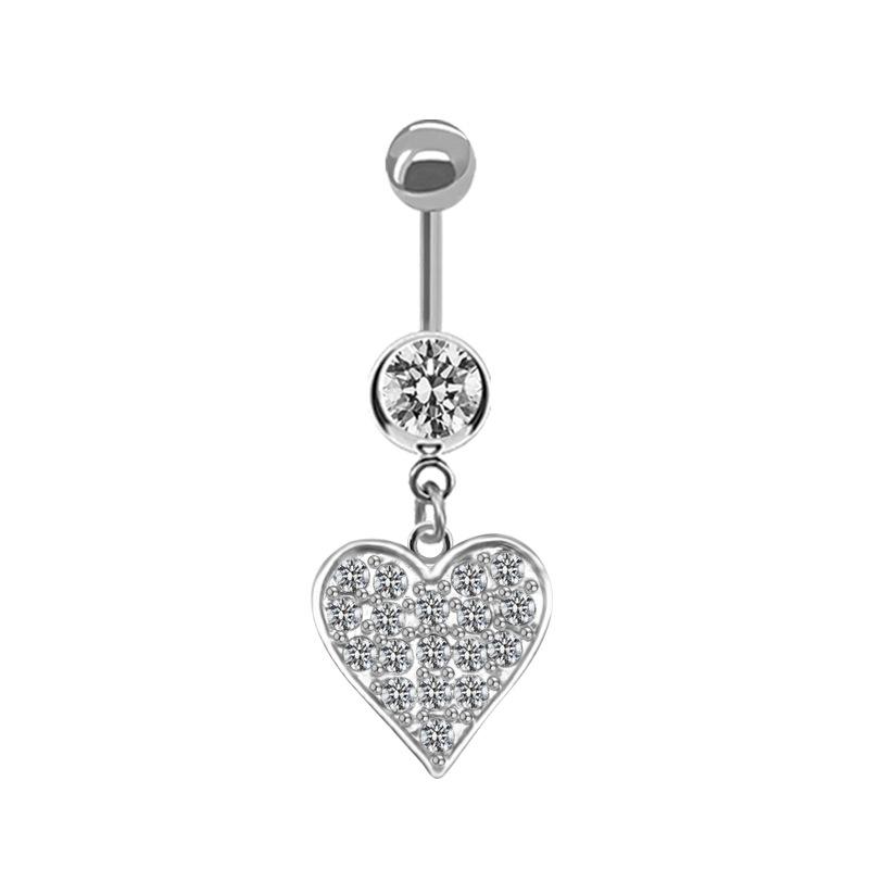 Belly Button Ring For Women Trendy Pink Butterfly Cute Cat Sexy Piercing Jewelry