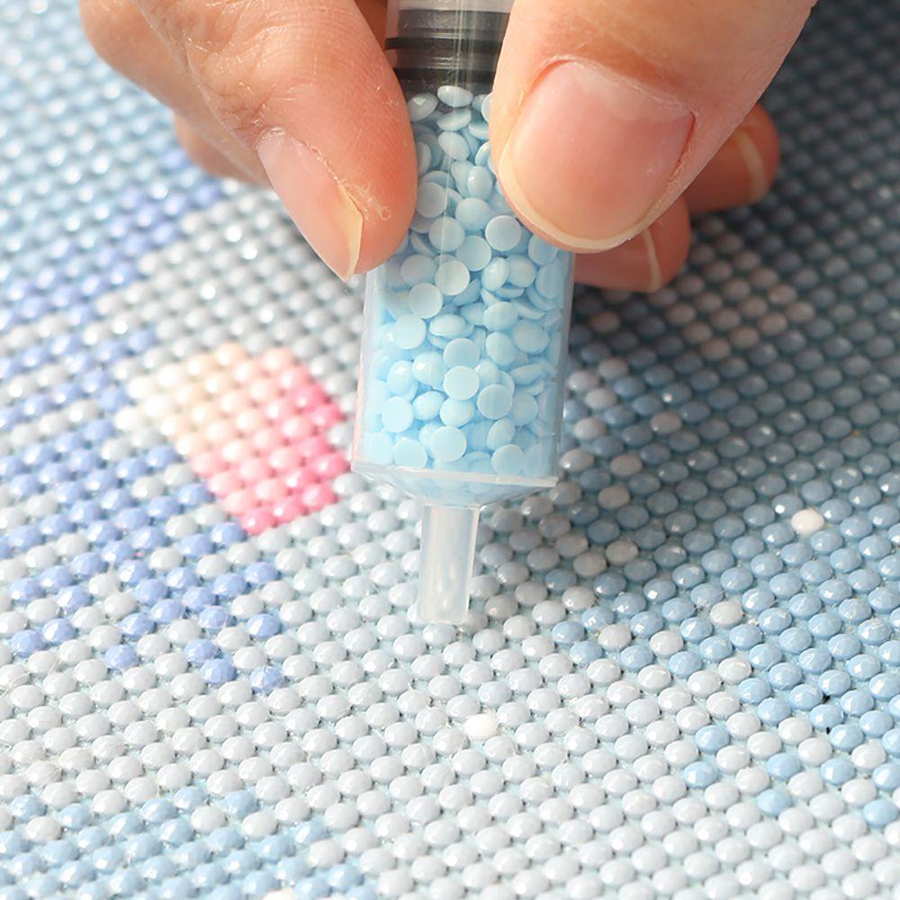 Plastic Syringe Shape Big Pen 5D Diamond Painting Point Drill Pen Storage Drill Tube DIY Craft Embroidery Crafts Cross Stitch