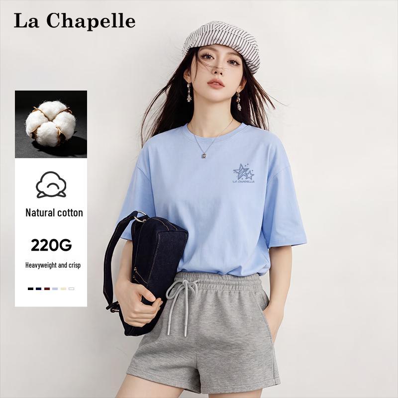 La Chapelle Women s QLC Graffiti Twin Star Cotton T-Shirt M