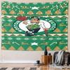 "Boston Celtics Festive Tapestry Design" Pattern Wall Hanging Tapestry Decorative Tapestry Home Decor for Bedroom and Living Room