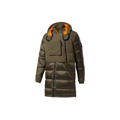 Kapuzen-Casual-Outdoor-Sport-Warme Daunenjacke Herrenjacke Militärgrün GR8944