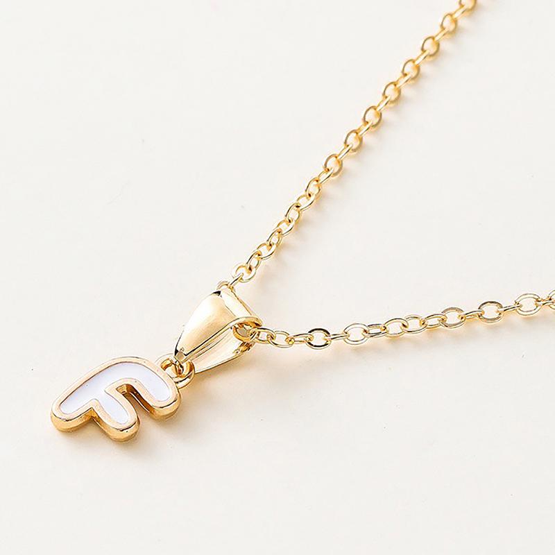 Personalized 26 Initials Charm Necklace For Women Men Premium Design Name Necklace Ladies Jewelry Gift