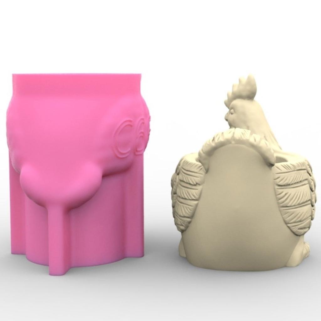 Blumentopf-Formen, Silikon-Kerzenhalter-Form, Hahn-Form, Vasen-Formen, einfach zu verwendendes Silikon zum Basteln von Gegenständen