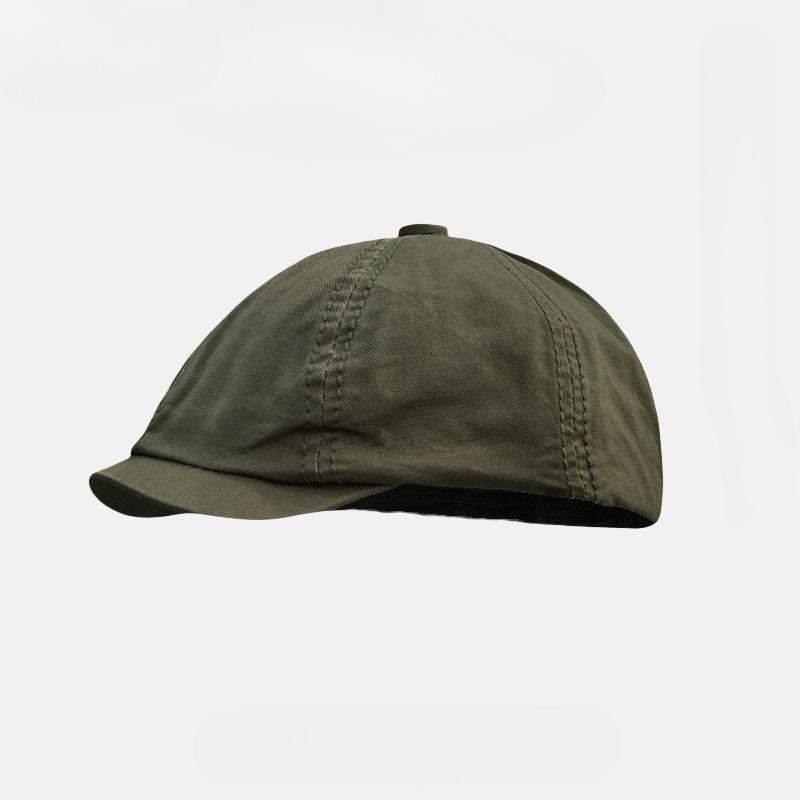 Printless Hat, Retro Beret, Women's Summer Star Anise Forward Hat, Versatile, Trendy Literary and Artistic, Positive and Negative Can Wear Peaked Caps