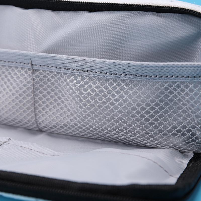 Trousse à crayons double fermeture multi-fonctionnelle grande capacité pour étudiant