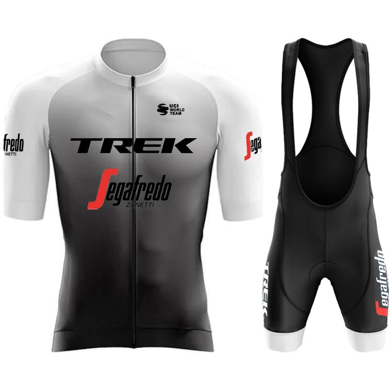 Pantaloncini da ciclismo Uomo Mtb Jersey 2024 Estate Uomo Camicetta Gel Uomo Vestiti Tricuta Set Uniforme Abbigliamento Pantaloni Bici Bib Road Pro Asian size - XXL