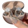 Acessórios de Clipe de Orelha com Flores de Cerejeira Piscantes Charms de Fone de Ouvido para Earbuds Presente para Mulheres