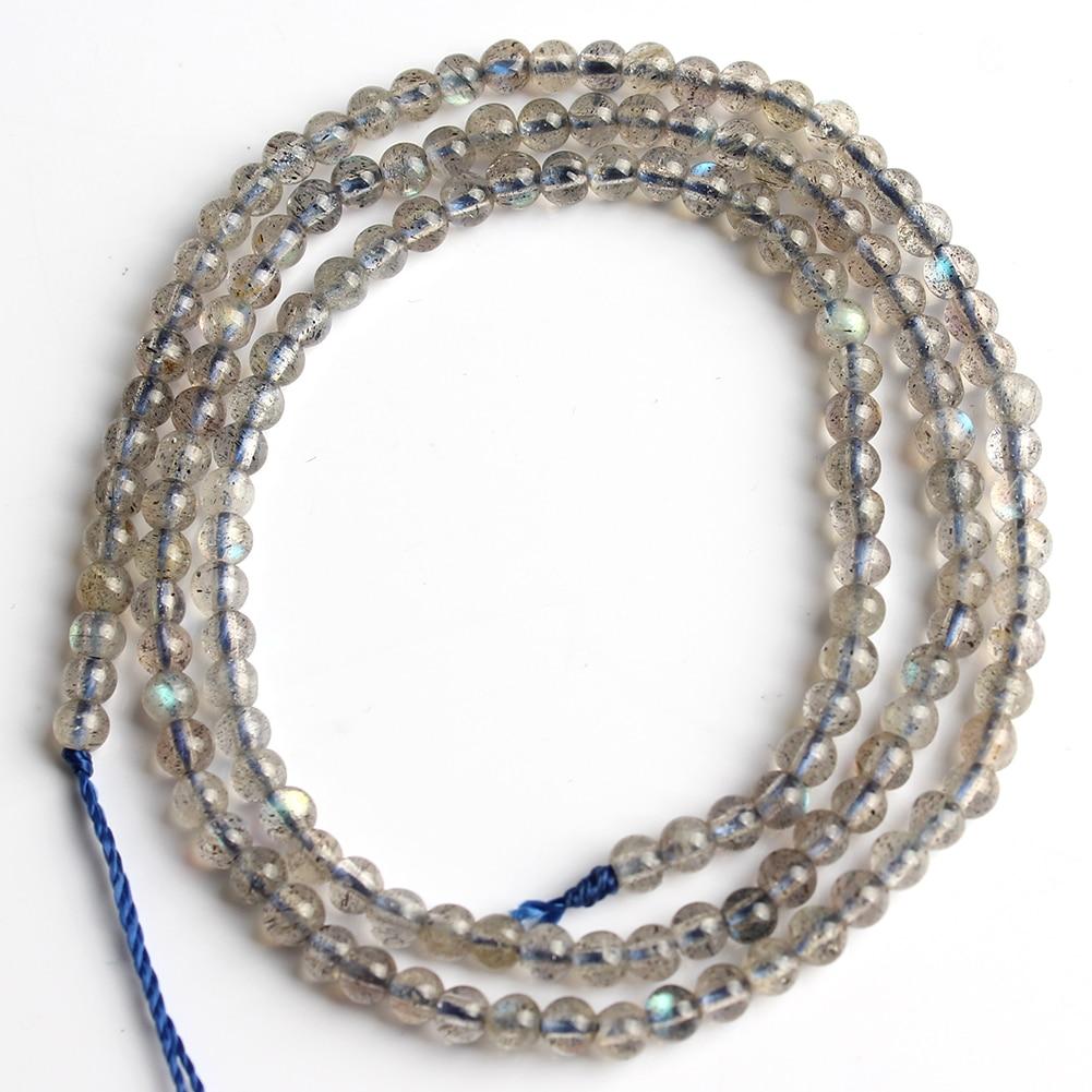 Natural Stone Beads Agates Jades Howlite Crystal Round Pony Tiny Beads for Jewelry Making Beadwork DIY Bracelet 2mm 3mm 15''