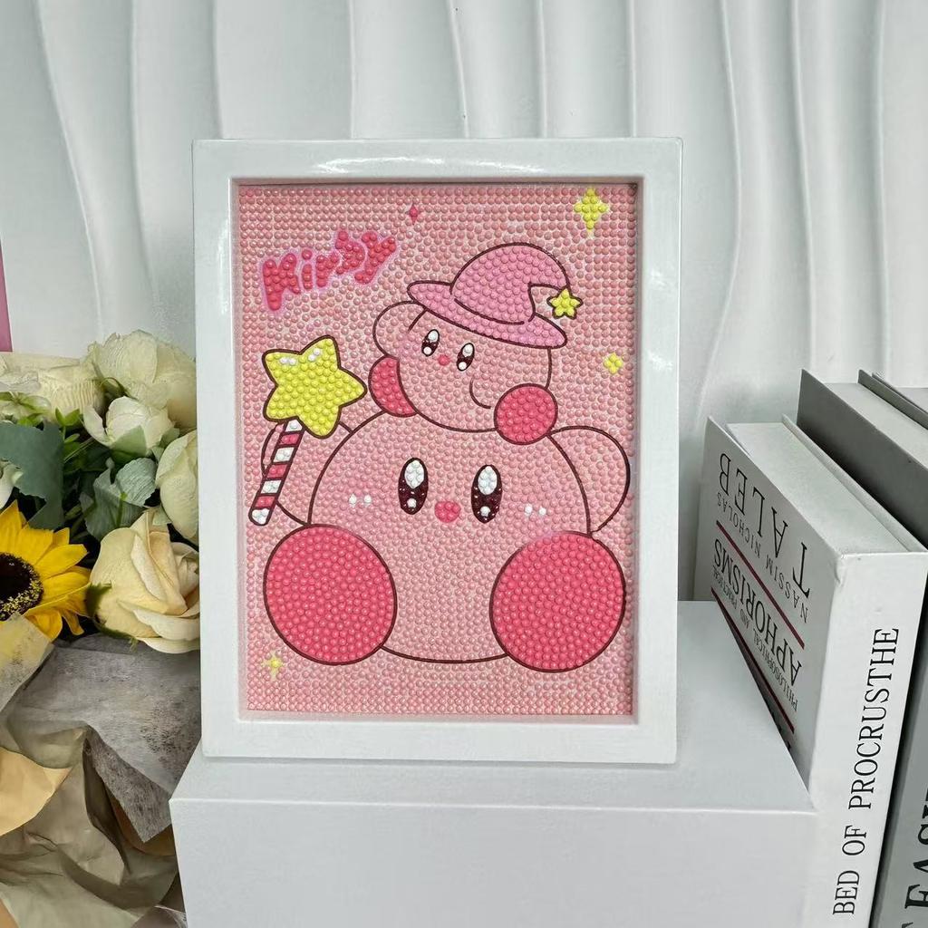 Children'S Diamond Painting Framed Handmade Diy Material Bag Sanrio Diamond Paste Painting Concentration Toy