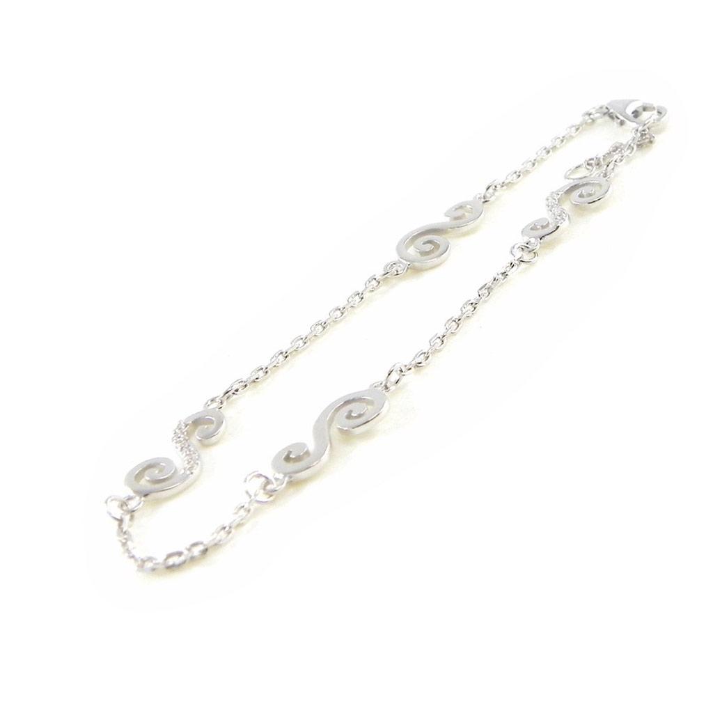Les Trésors De Lily [H6245] - Silver Bracelet 'Goddess' Silver White (rhodium-plated) - 15x6 Mm