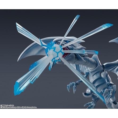 TAMASHII NATIONS S.H. MonsterArts Yu-Gi-Oh! Duel Monsters Blue-Eyes White Dragon, Approximately 220mm, PVC & ABS Painted Action Figure