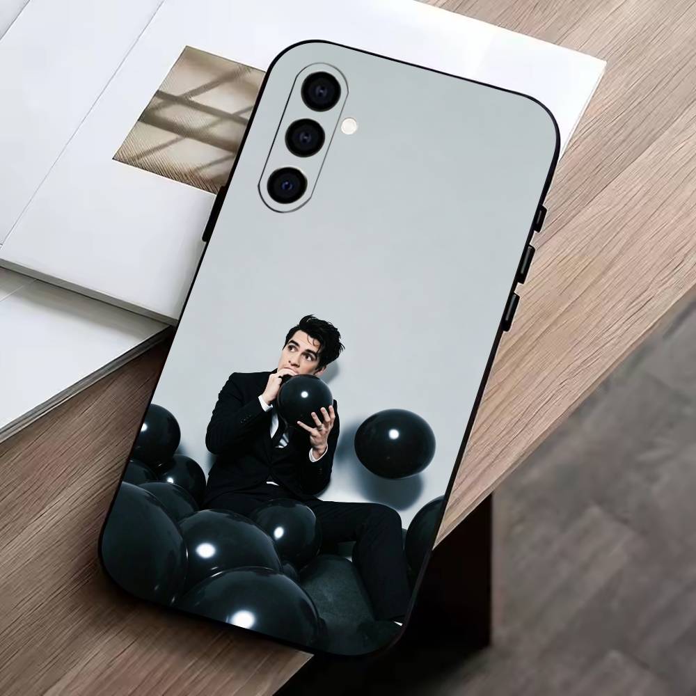 P-Panic! At The Disco Phone Case For Samsung Galaxy A73,A72,A71,A70,A53,A52,A51,Soft Silicone Black Cover