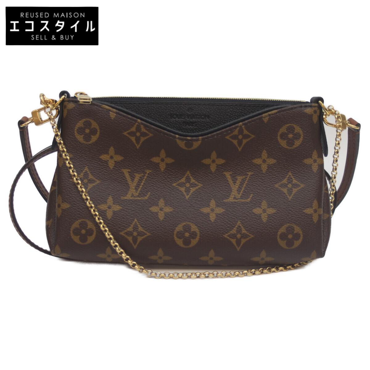 

LOUIS VUITTON M41639 Monogram Pallas Chain Shoulder Bag Shoulder bag Brown / BlackUsed