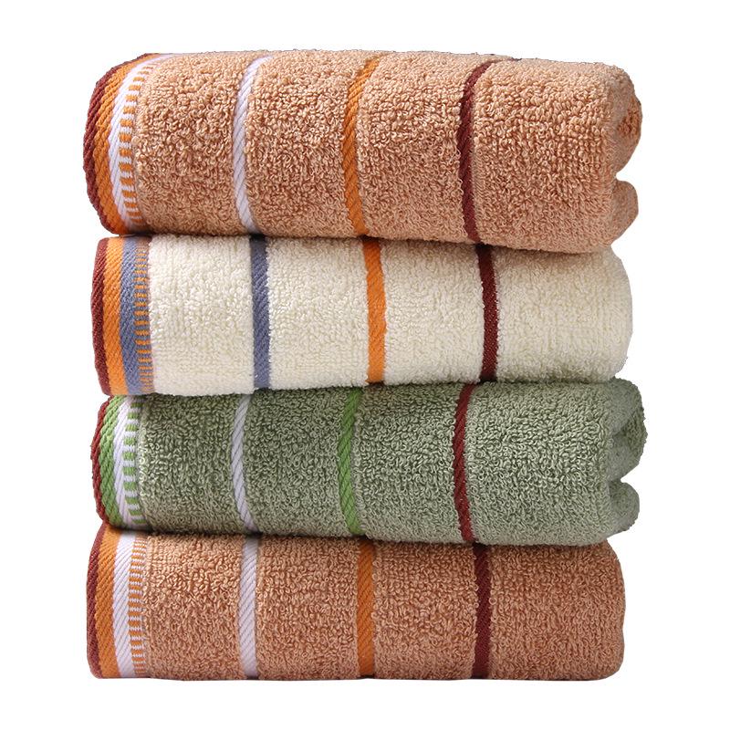 Embroidery Soft Absorbent Face Towel: Thickened Pure Cotton with Polyester Blend