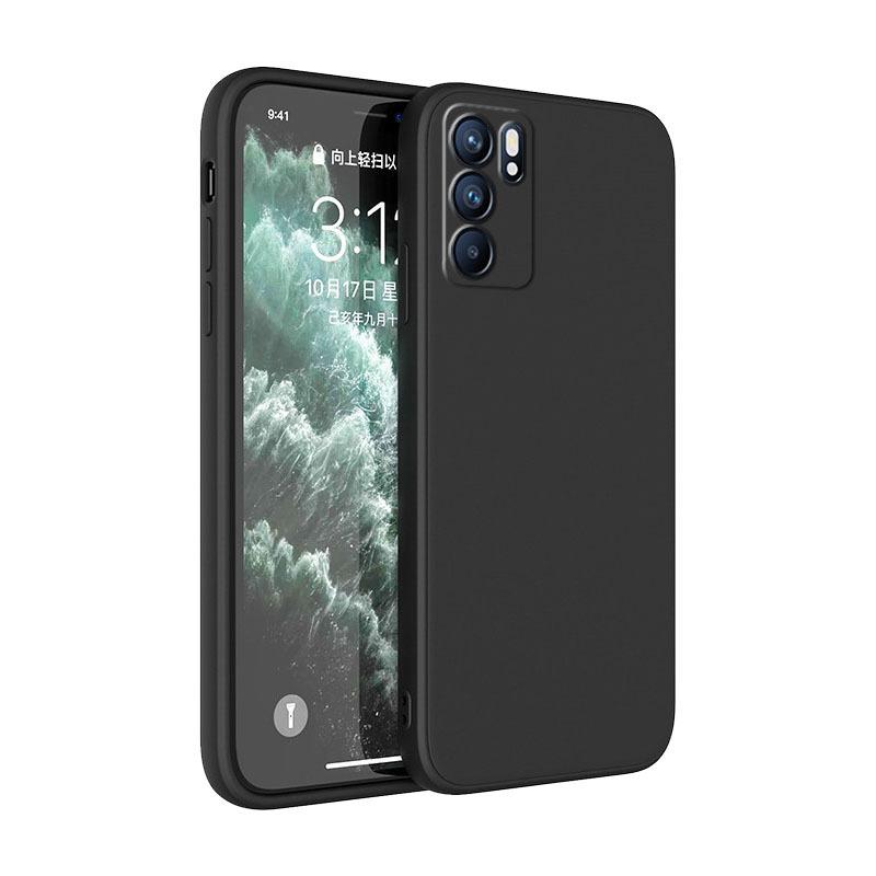 Applicable to opporeno1 mobile phone case no1pro liquid silicone no1pro + straight edge soft case no1 mobile phone guarantee