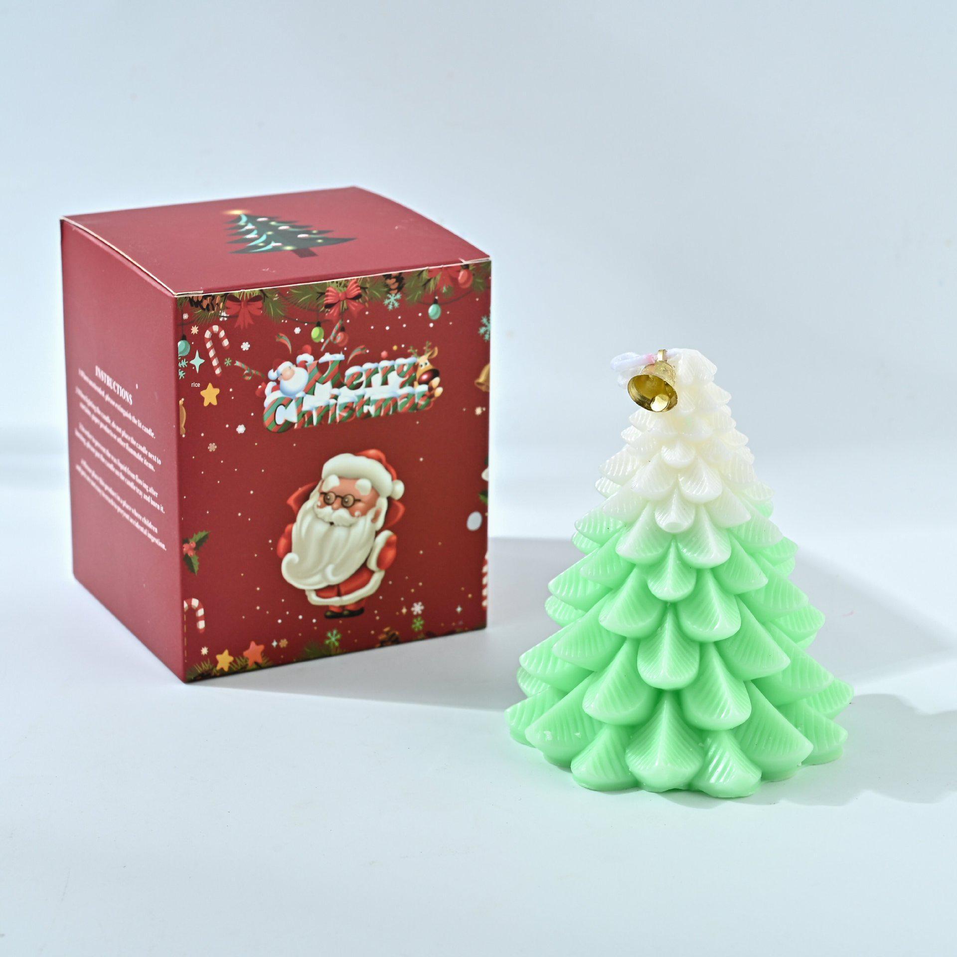 Christmas Tree Scented Candle Gift - Creative Aroma Candle for Holiday Decoration & Birthday Souvenirs