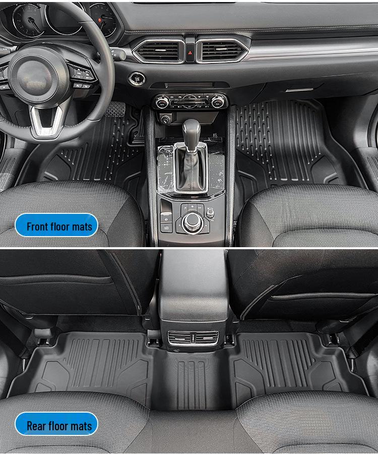 Mazda CX-5 Floor Mats & Trunk Liner (2017-2024), Custom TPE Design
