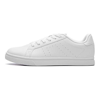 Lifestyle Series Synthetic Leather Non-Slip Wear-Resistant Low-Top Sneakers Women Sneakers White 92628004-4