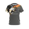 Neues Herren Hammer Eiswaffel-Kegel-Split-Print Bowling-Trikot Kurzarm Performance Sport-T-Shirt Fan Lässige Streetwear Oberteile