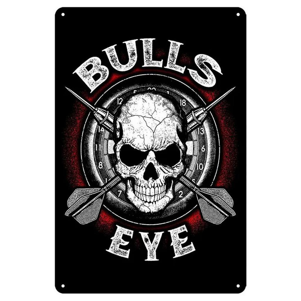 Metall Blechschilder Dartspieler Wanddekoration Plakette Vintage Kunst Poster Eisenmalerei für Man Cave Zuhause Café Spielzimmer Club Bar