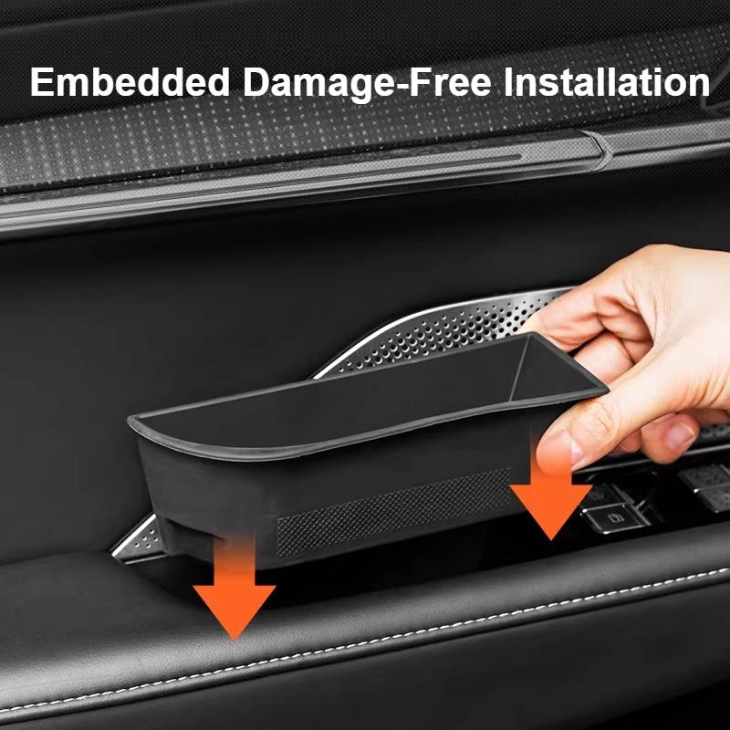 For Zeekr 001 2024-2025 Car Door Handle Storage Box Armrest Storage Box