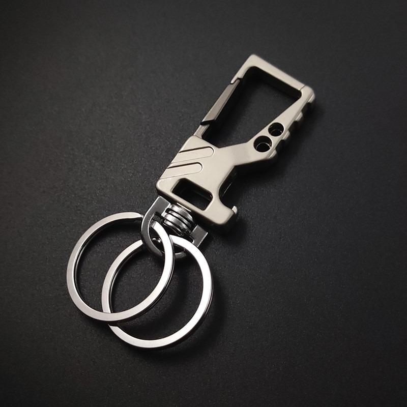 

1pcs Heavy Duty Keychain Bottle Opener Carabiner Metal Car Key Chains for Men and Women Beer Opening Keyholders Key Ring серебряный