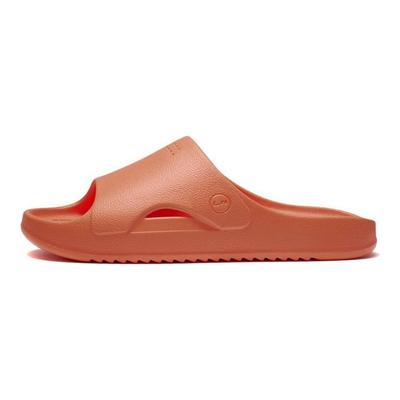 Li Ning Casual Durable Lightweight Rubber Sole EVA Silent Slide Sandals Men Footwear Orange AGAS029-2