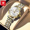 OLEVS 9946 Top Automatic Watch for Women Simple Classic Calendar Waterproof Luminous Elegant Luxury Women Mechanical Wristwatch