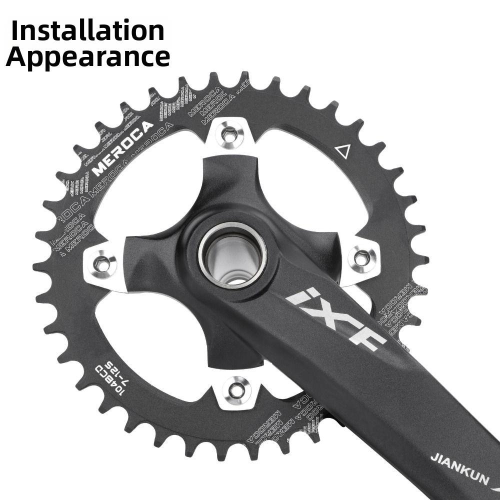 5pcs 6.5mm/8.5mm\ M8 Nuts Silver MTB Road Bike Crankset Fixing Part for Single Double Chainring